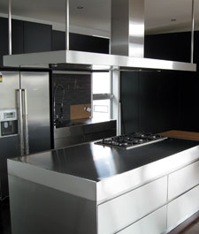 stainless kitchen